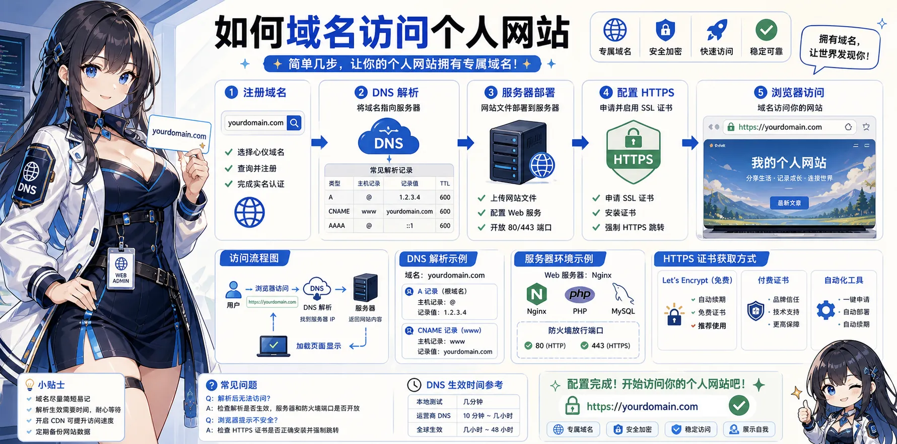 如何域名访问个人网站 头图
